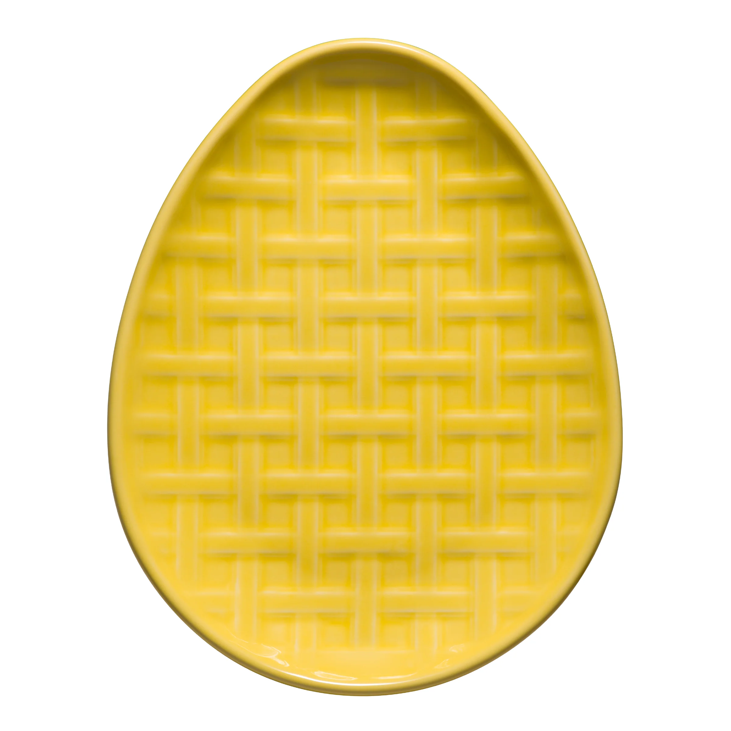 New Retired Embossed Egg Shaped Plate 10 Inch - Image 6