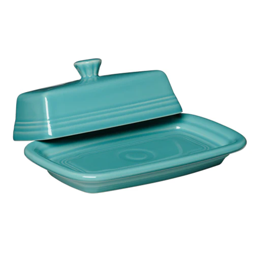 Extra Large Covered Butter Dish 8 1/8 Inch x 5 1/8 Inch - Image 8