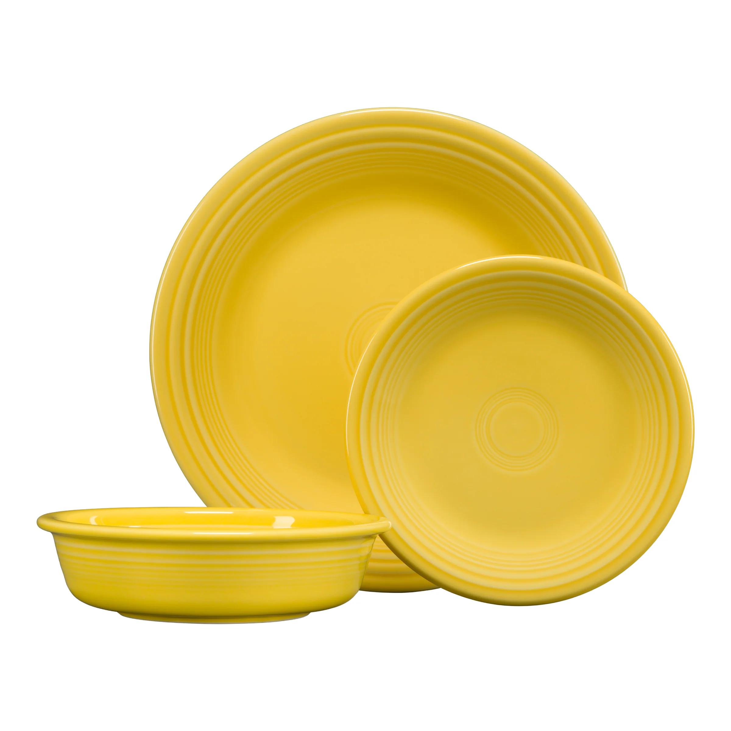 New Retired Classic Rim 3-Piece Place Setting, Service for 1 - Image 3